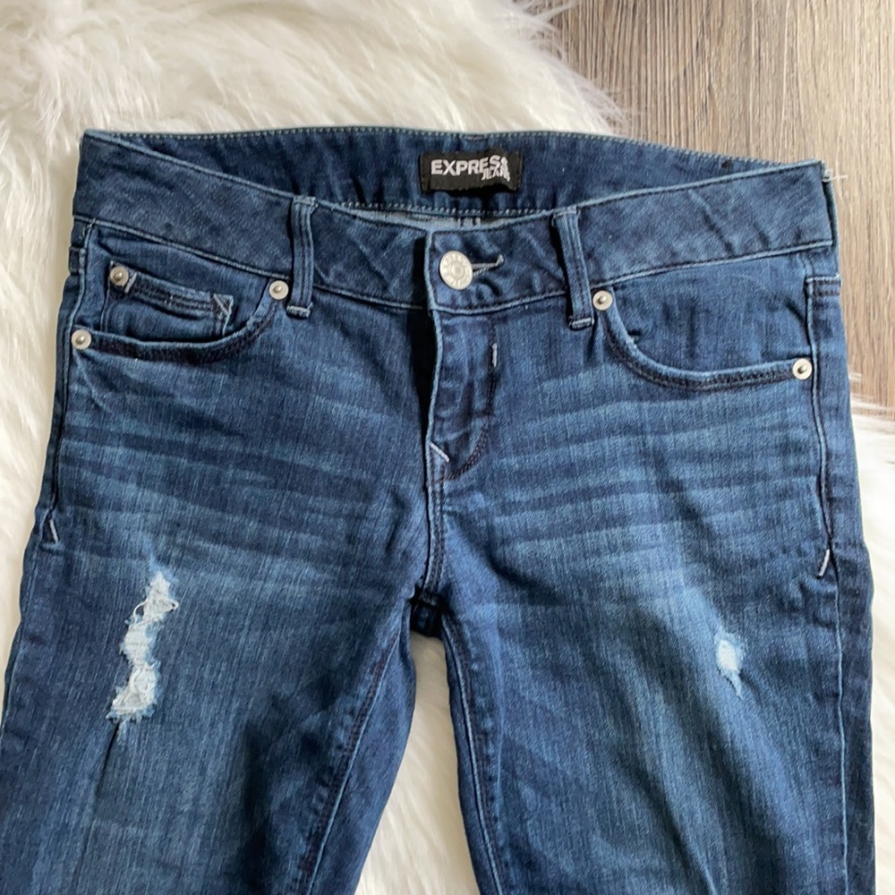 Express Stella Ankle Stretch Jeans - Picture 3 of 8